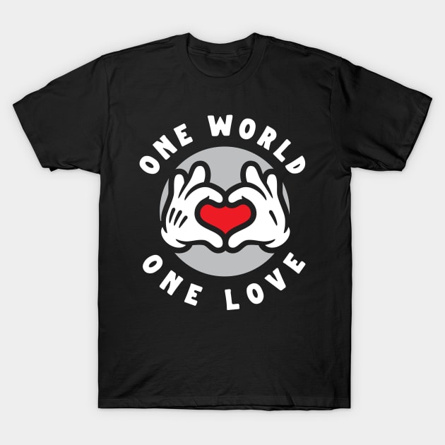 One World One Love T-Shirt by OnePresnt